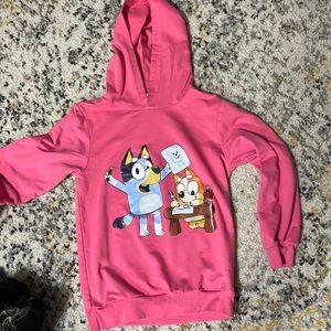 Pink size 6x bluey hoodie. Never wore.